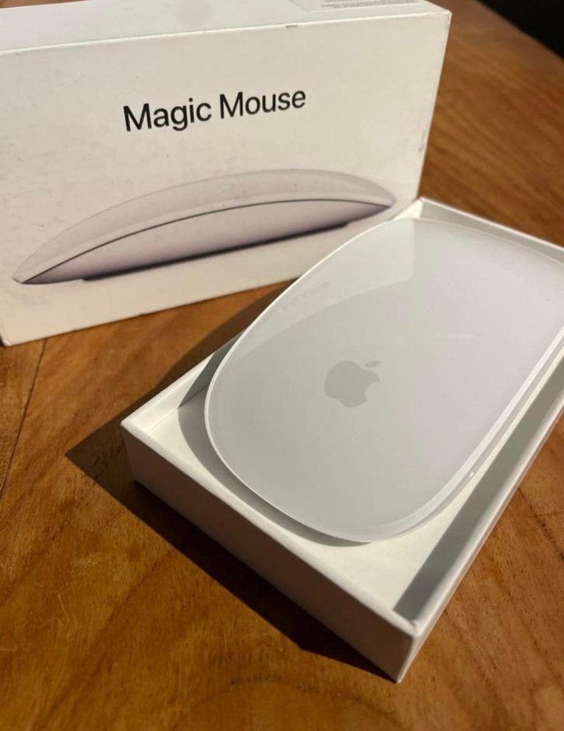 Nieuwe Apple Magic Mouse (Wit) – Ongebruikt, Muis, Ergonomisch, Rechtshandig, Nieuw