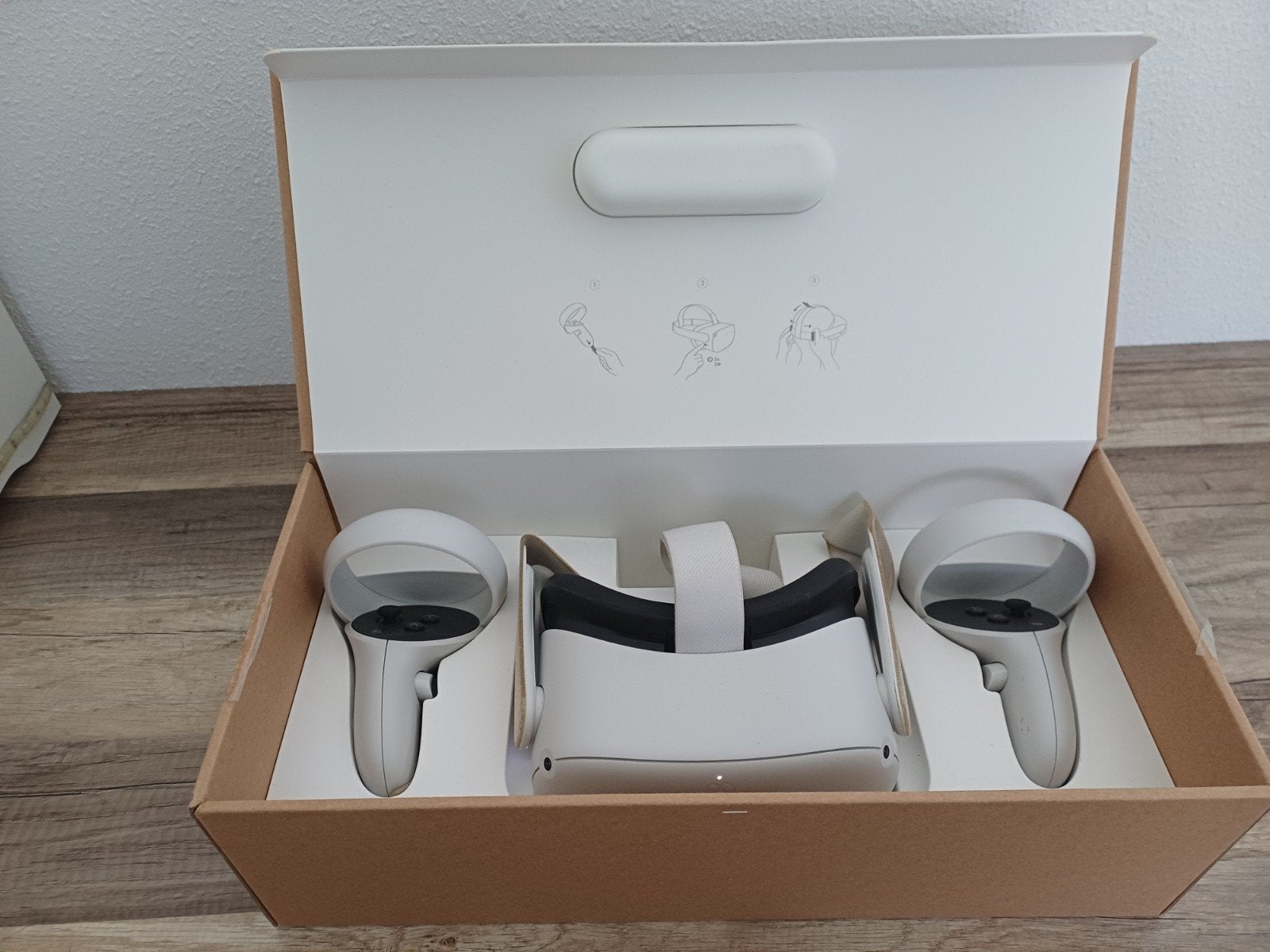 Meta/Oculus Quest 2VR Headset (controllers), Ophalen of Verzenden, Zo goed als nieuw, VR-bril, Overige platformen