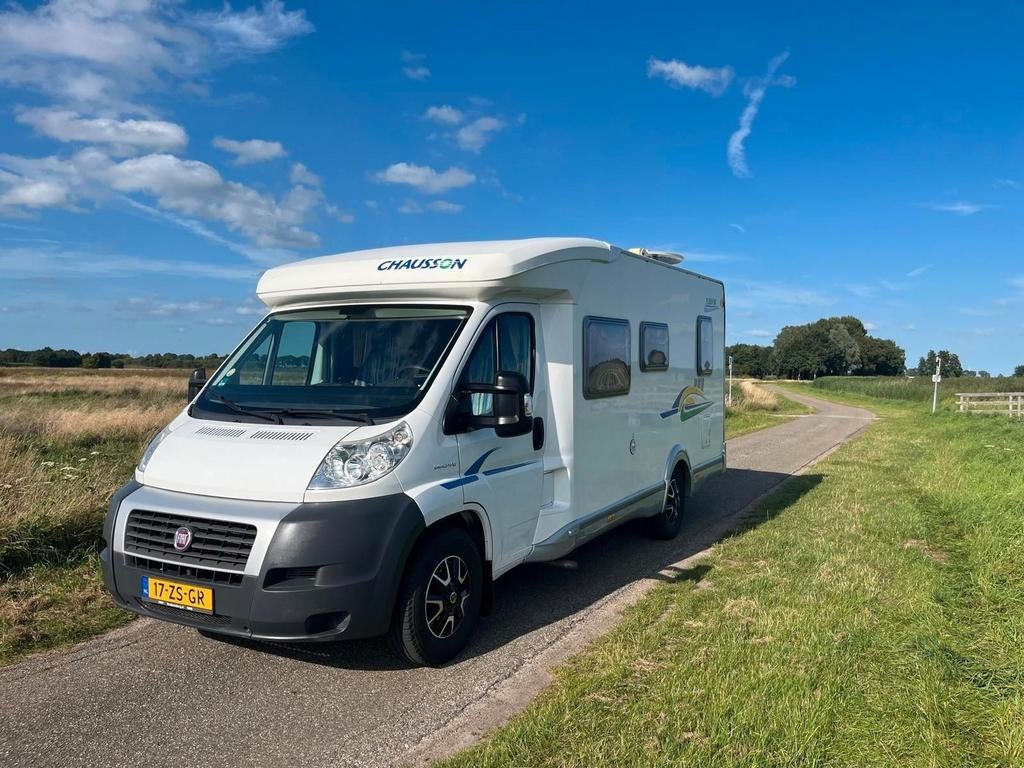 Chausson Flash 08 camper, 2x airco, perfect onderhouden, Caravans en Kamperen, Campers, Standaard zit, Ringverwarming, Fiat, 6 tot 7 meter