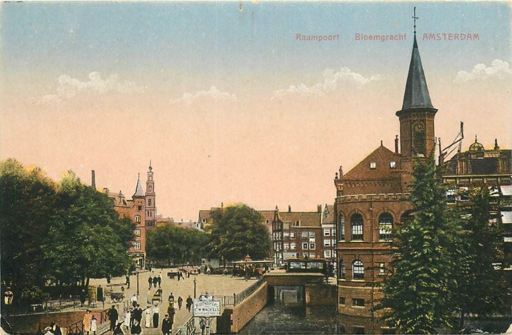 701-428-051 Amsterdam Raampoort Bloemgracht, Verzenden, Voor 1920, Noord-Holland