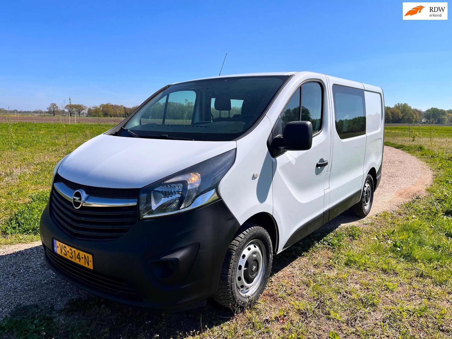 Opel Vivaro 1.6 CDTI L1H1 Dubbel Cabine, Voorwielaandrijving, Euro 5, Stof, Gebruikt
