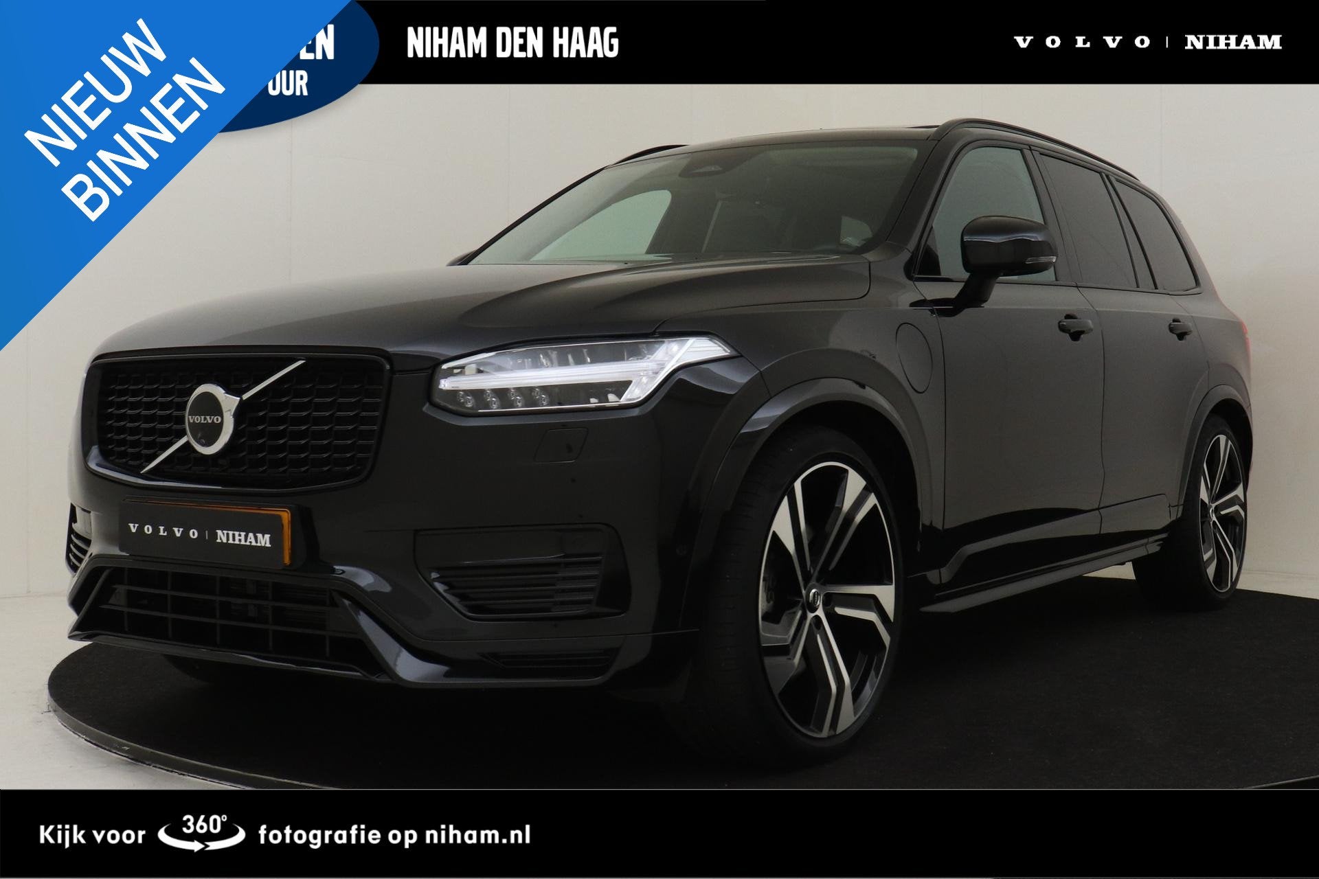 Volvo XC90 T8 PLUG-IN HYBRID AWD ULTRA DARK *FULL OPTIONS!*, 12 maanden, Gebruikt, Euro 6, 4 cilinders