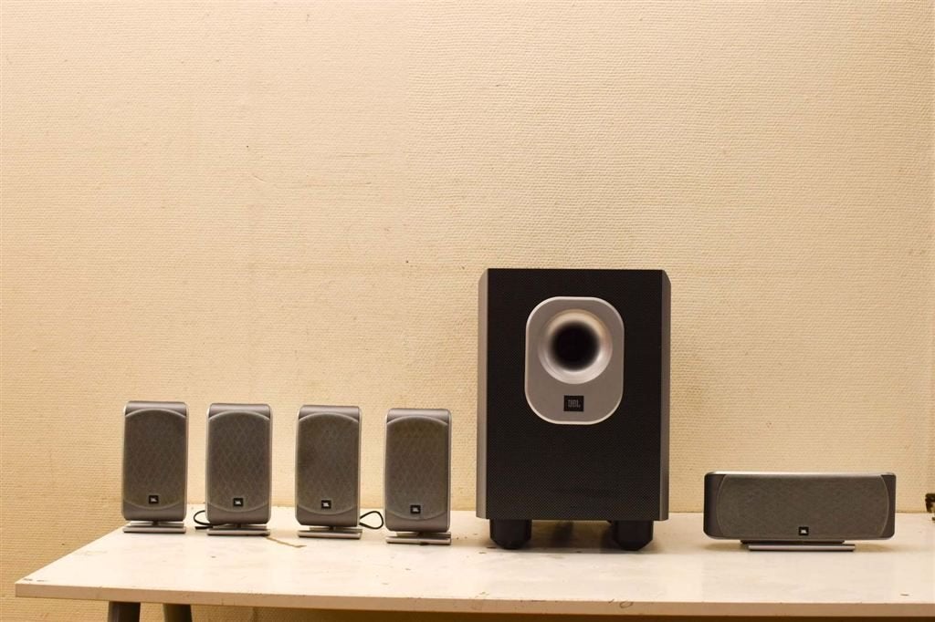 6 JBL Suround speaker set 50941, Audio, Tv en Foto, Luidsprekers, Ophalen of Verzenden, Gebruikt, JBL