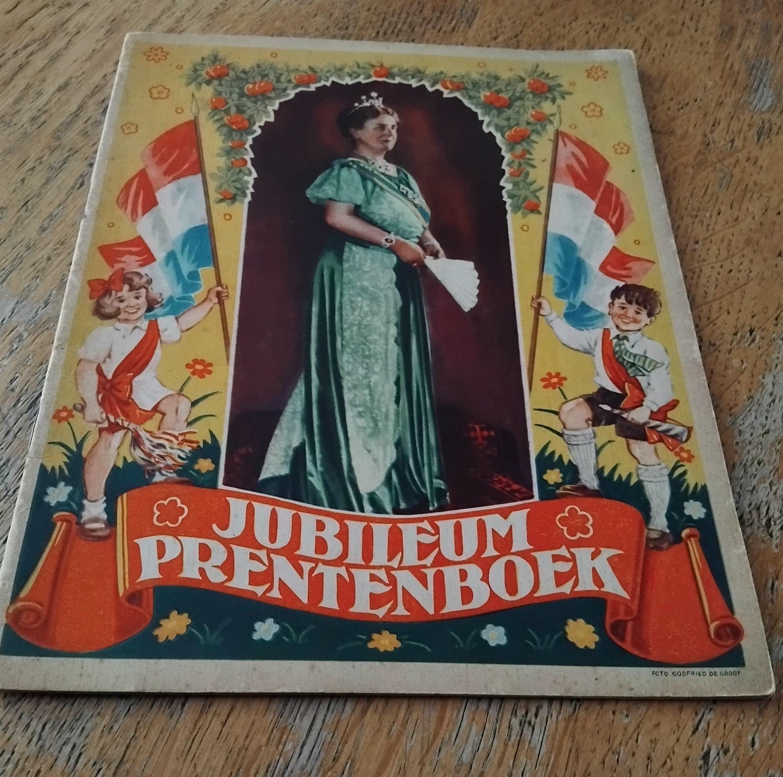Jubileum Prentenboek Koningin Wilhelmina, Ophalen of Verzenden