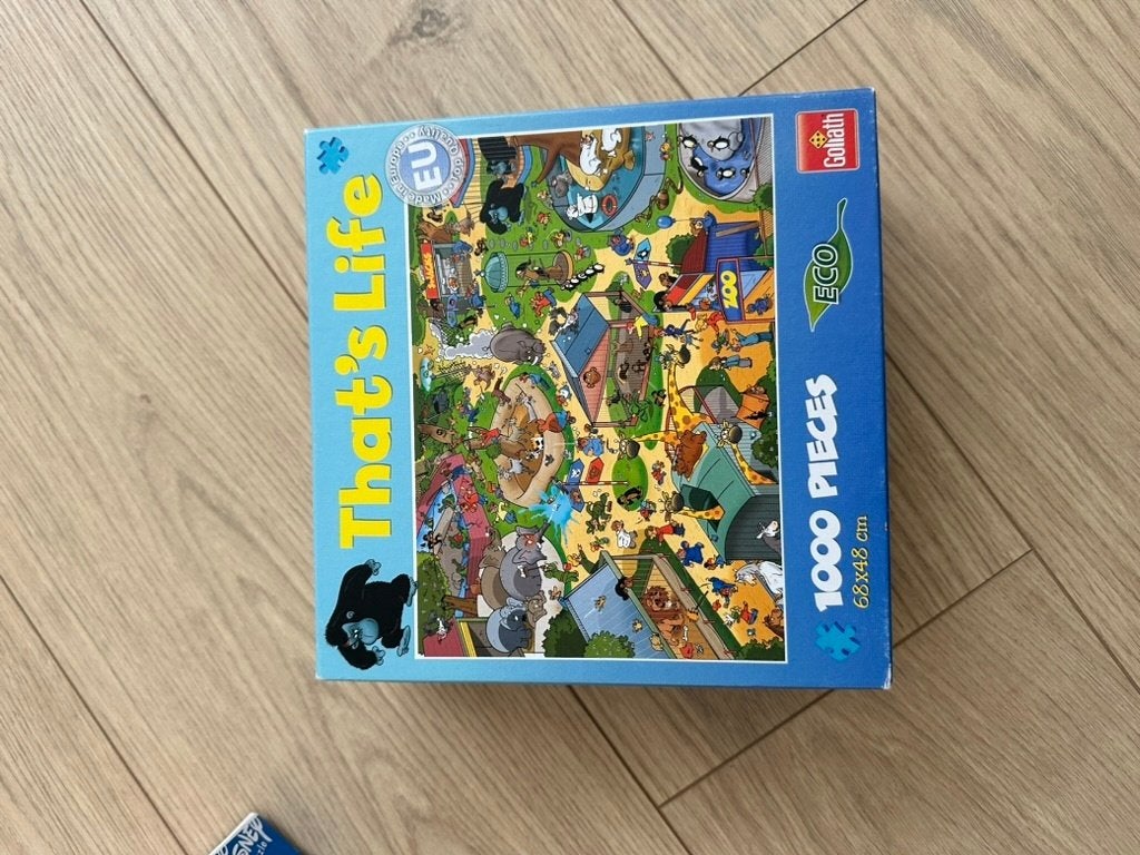 That's Life Puzzel 1000 Stukjes - Zoo / Dierentuin, Ophalen of Verzenden, 500 t/m 1500 stukjes, Zo goed als nieuw, Legpuzzel