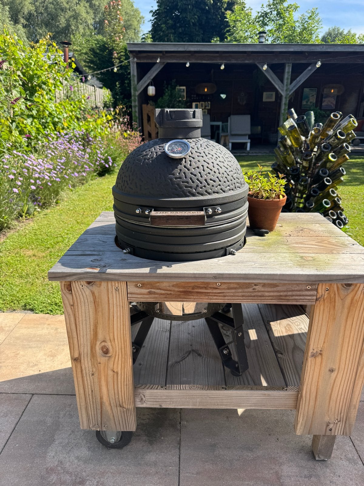 The Bastard Compact Kamado BBQ - Zo goed als nieuw, Ophalen, Zo goed als nieuw