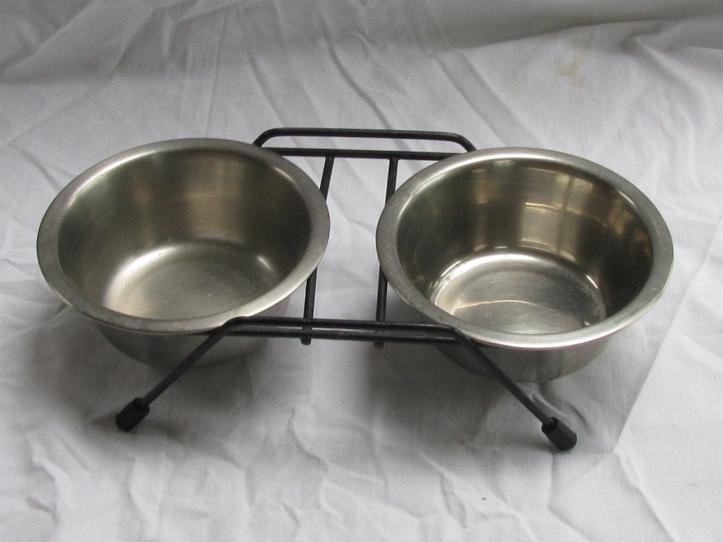 katten mandje en voer bakje, Ophalen, Gebruikt, Overige