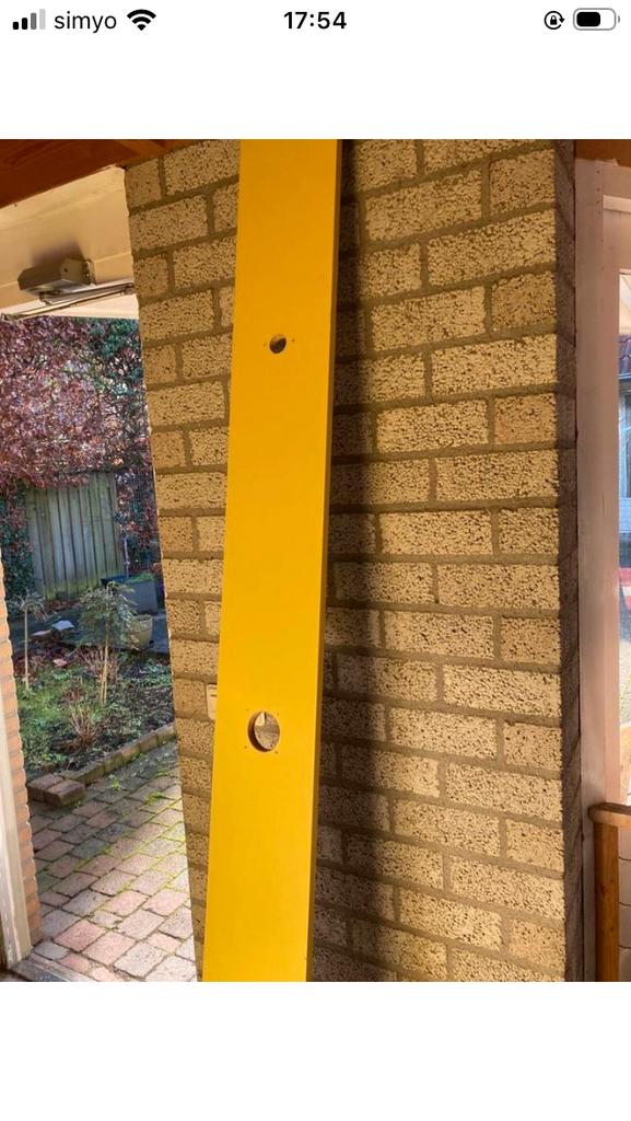 Lange gele plank, Ophalen, Gebruikt, Minder dan 200 cm