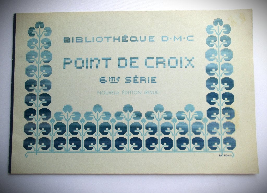 Borduur patronen jaren 60~Point de Croix 6me Série~DMC, Ophalen of Verzenden, Zo goed als nieuw, Handborduren, Patroon