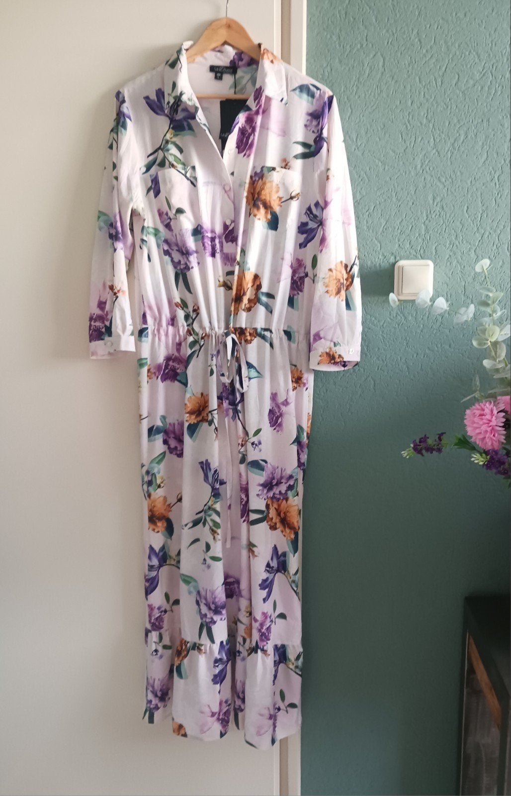 LaDress maxi jurk, L. Nieuw!, Meerkleurig, Maat 42/44 (L), Nieuw, Ophalen of Verzenden