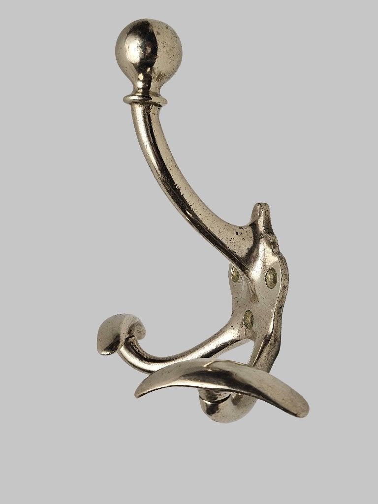 Zware , robuuste Kapstokhaak / hoedhaak ( Lot13), Wandkapstok, Gebruikt, Ophalen of Verzenden, Minder dan 100 cm