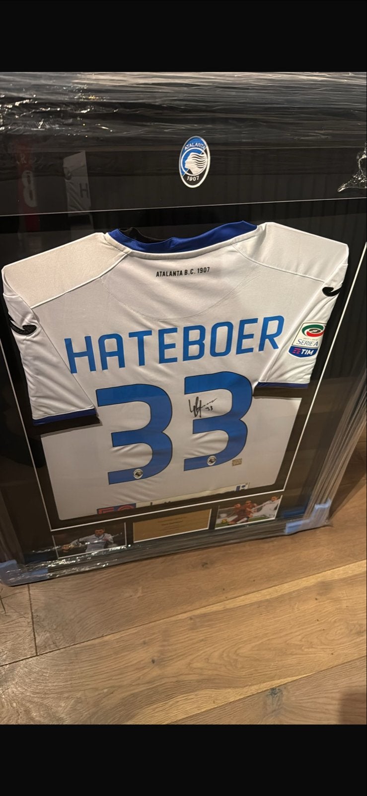 Hans Hateboer Matchworn Atalanta Shirt - Gesigneerd, Ophalen of Verzenden, Gebruikt, Buitenlandse clubs, Shirt