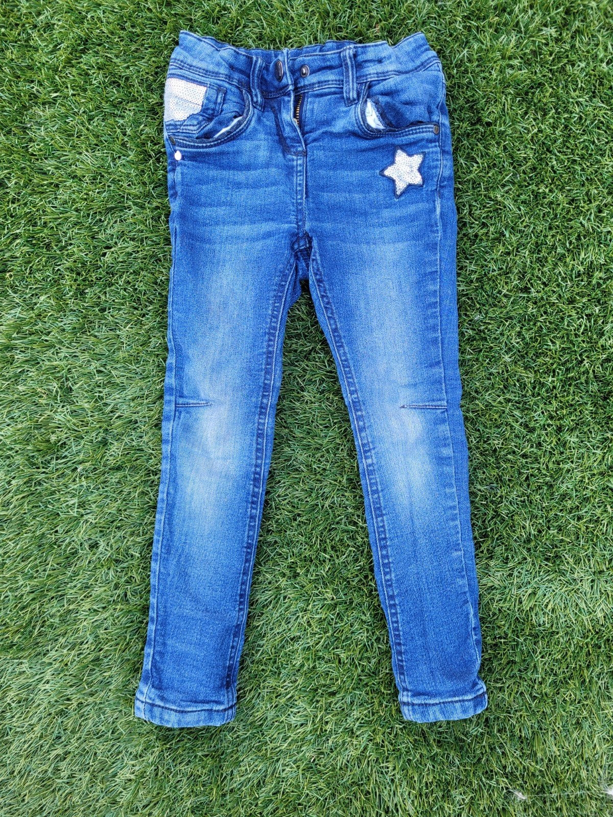 Palomino spijkerbroek maat 110 met ster, Broek, Meisje, Ophalen of Verzenden, Palomino