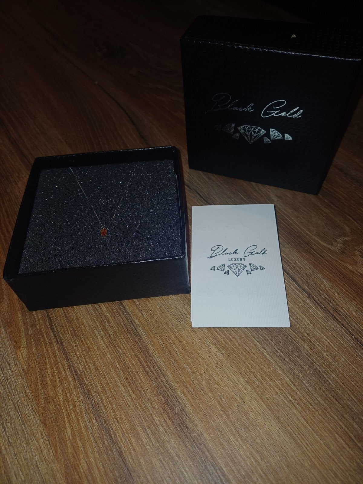 18K Gouden Ketting met Saffier en Diamant, Sieraden, Tassen en Uiterlijk, Kettingen, Ophalen, Nieuw, Met edelsteen, Goud