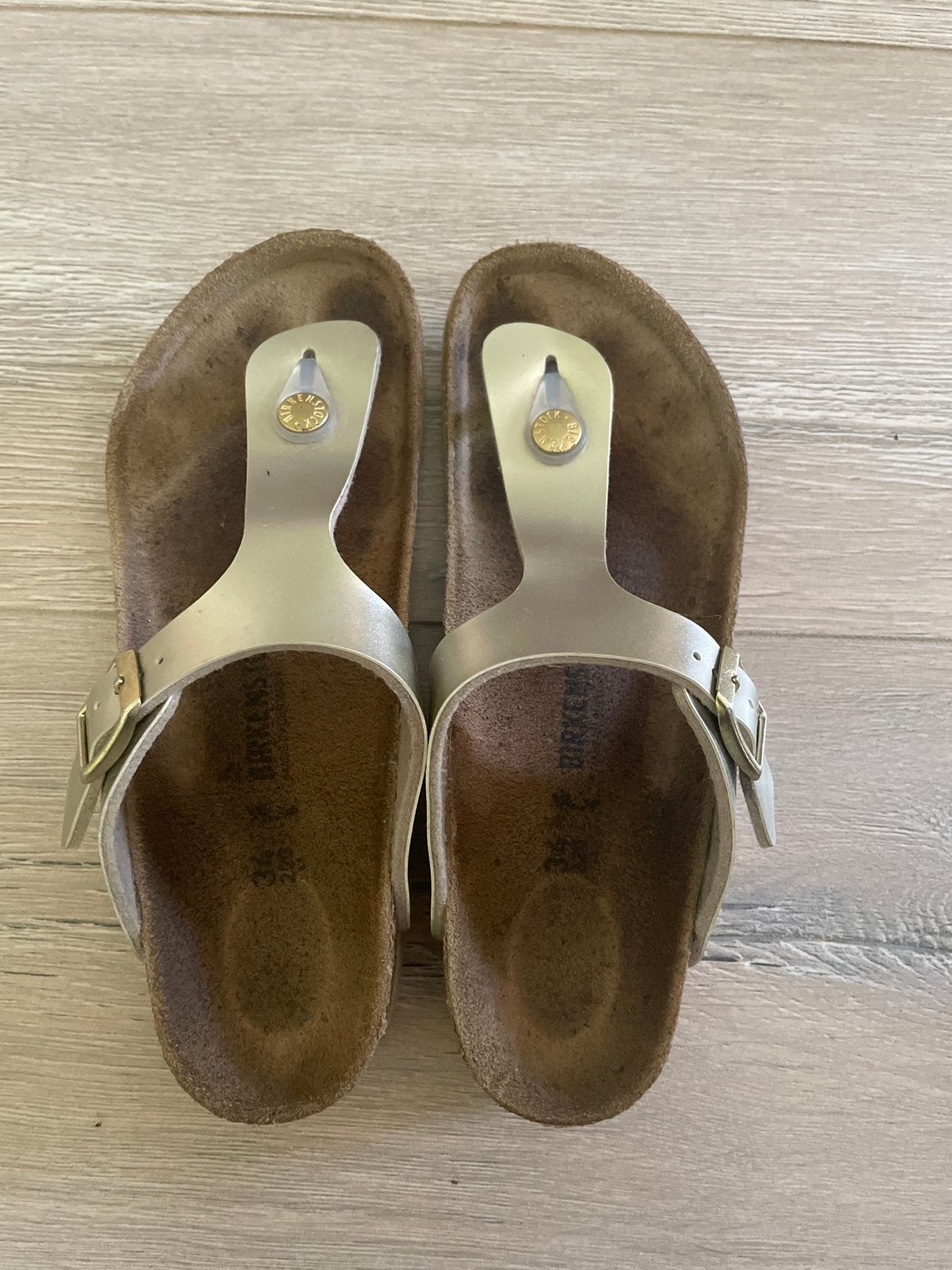 Birkenstock Gizeh teenslippers - Maat 34, Gebruikt, Meisje, Overige typen, Ophalen of Verzenden