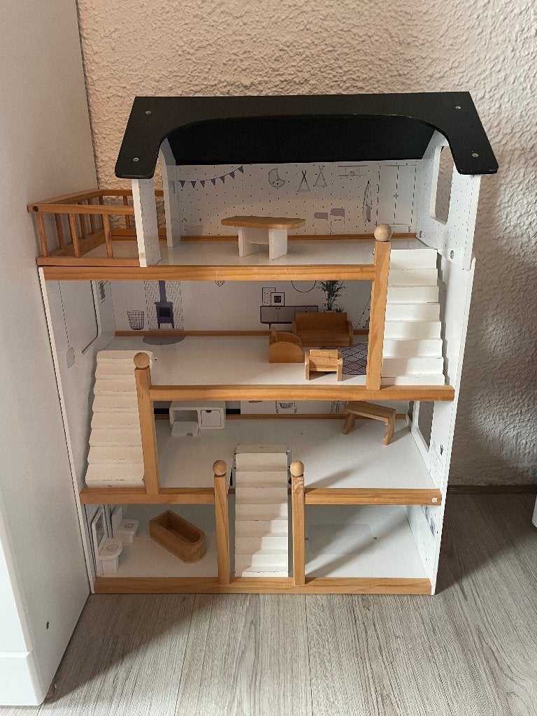 Poppenhuis, Kinderen en Baby's, Speelgoed | Poppenhuizen, Ophalen, Gebruikt, Poppenhuis