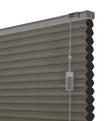 Plissé top down bottom up verduisterend, Modern Japandi neutraal, 100 tot 150 cm, Grijs, Nieuw