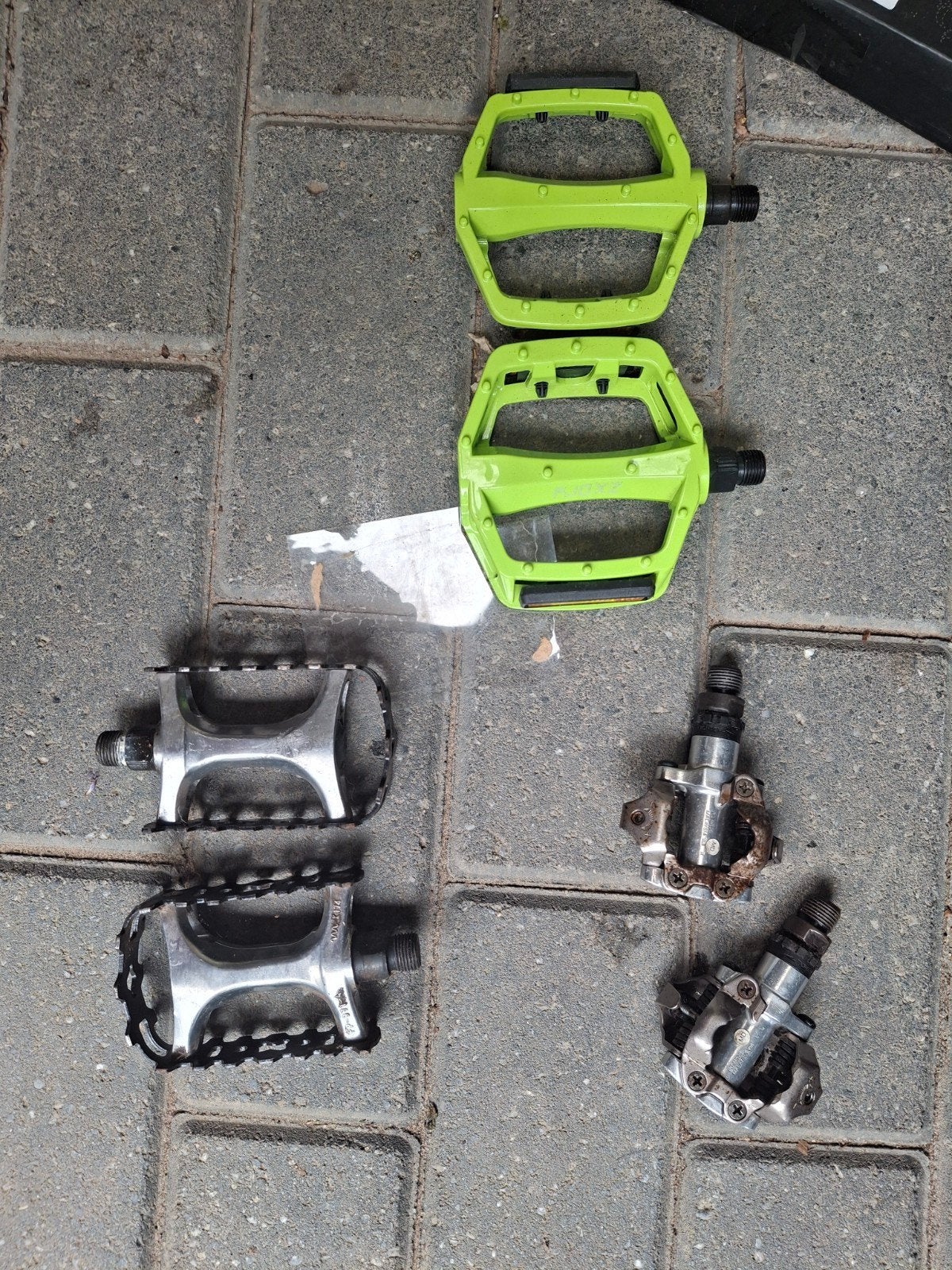 Fietspedalen set - diverse types, Fietsen en Brommers, Fietsonderdelen, Gebruikt, Crankstel of Pedalen, Kunststof, Mountainbike