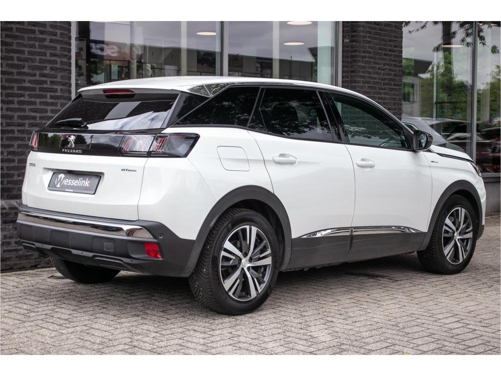 Peugeot 3008 1.6 HYbrid 225 Allure | Camera | Apple Carplay, Auto's, Dealer onderhouden, Euro 6, Leder en Stof, Wit