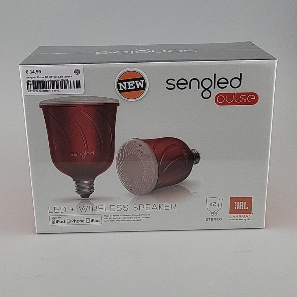 Sengled Pulse BT SP Set Led-lamp + JBL Bluetooth Luidspreker, Audio, Tv en Foto, Luidsprekers, JBL, Nieuw, Support@jbl.com, 400 Atlantic Street
Stamford, CT 06901
USA
