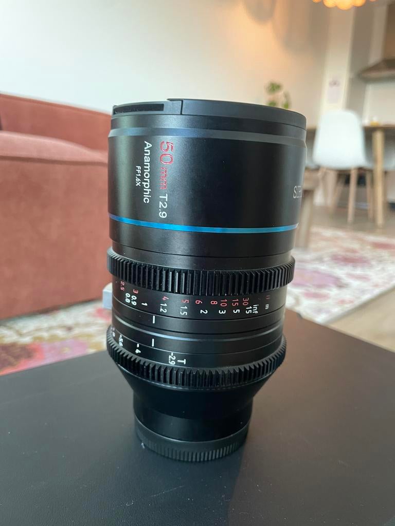 Sirui 50mm T2.9 Anamorphic Sony E mount (Full-Frame), Ophalen, Zo goed als nieuw, Overige typen