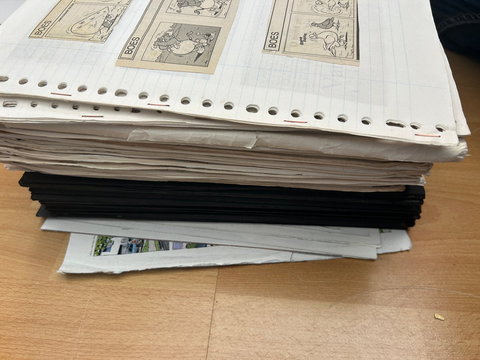 Grote verzameling strip knipsels, Meerdere stripboeken, Verzenden, Gelezen
