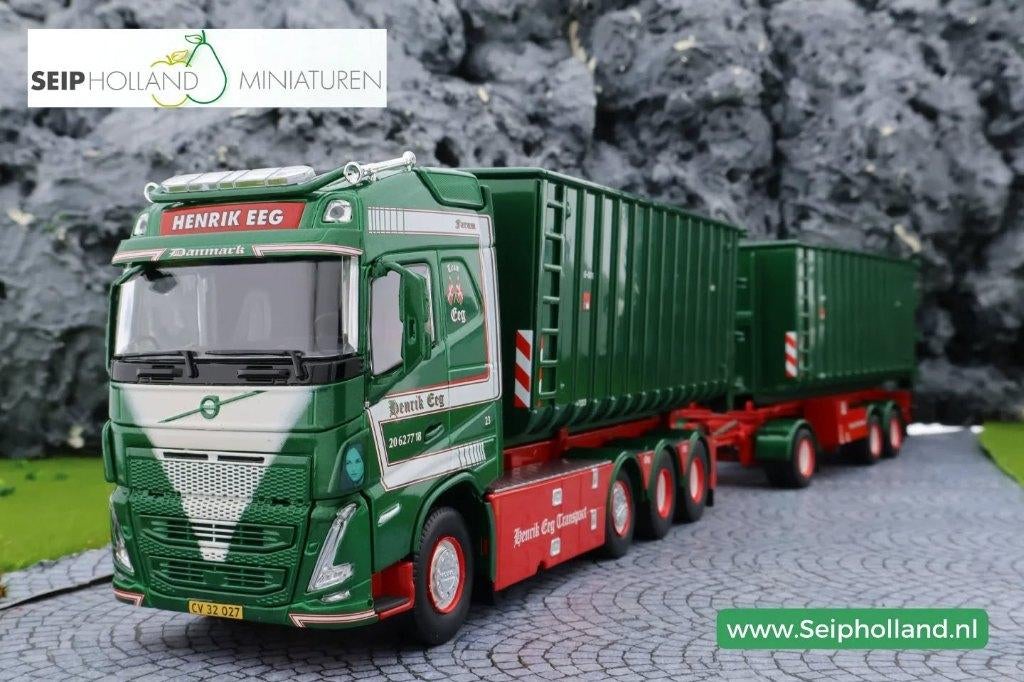 Hendrik EEG Volvo FH 05 globe haaklift container combi TEKNO, Nl, Info@seipholland.nl, Nieuw, Tekno