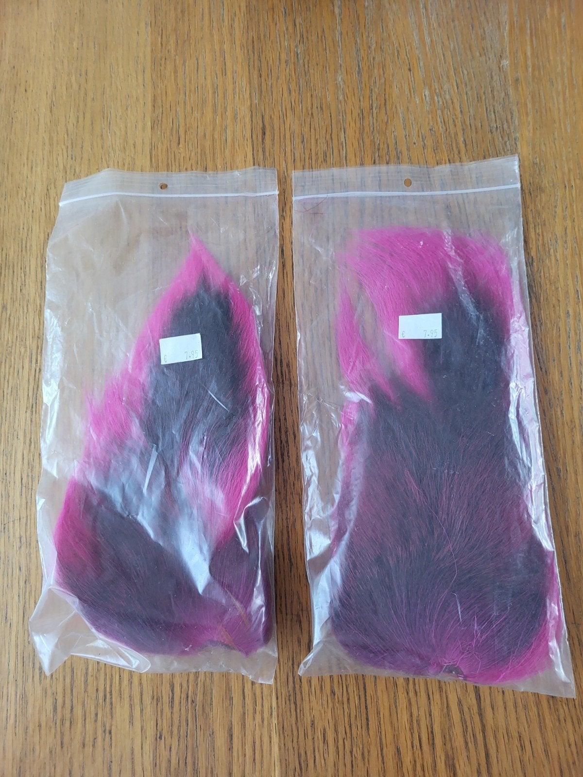 Twee bucktails roze, Ophalen of Verzenden, Nieuw, Overige typen