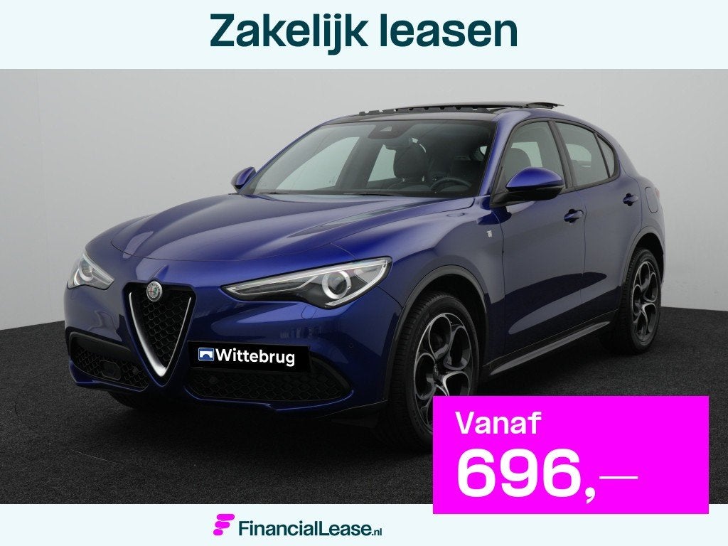 Alfa Romeo Stelvio 2.0 T AWD Ti | Lederen bekleding | Panora, Auto's, Alfa Romeo, Bedrijf, Lease, Financial lease, Stelvio, 4x4