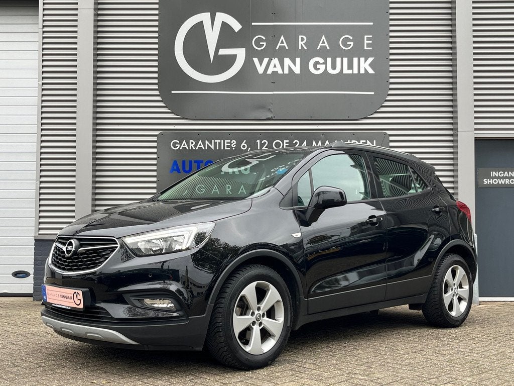 Opel Mokka X 1.4 Turbo 140PK Trekhaak,Navi,Clima,Cruise,Isof, Auto's, Opel, Voorwielaandrijving, Stof, Gebruikt, Zwart