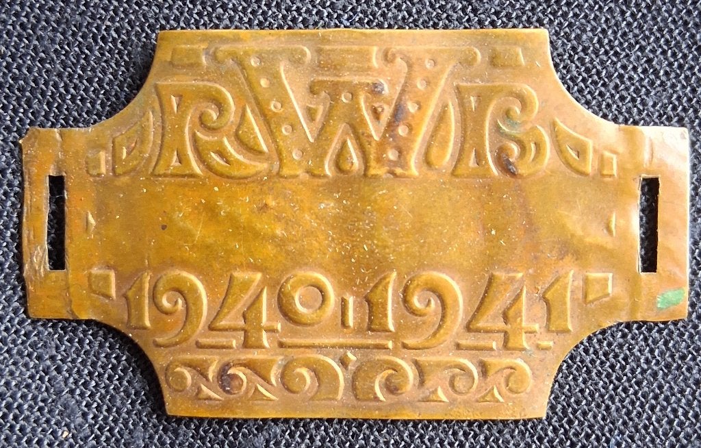 Rijwielbelastingplaatje 1940-41, Verzenden, Overige materialen, Nederland