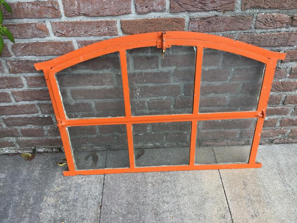Stalraam, gietijzeren, Ophalen, Gevelraam of Ruit, Gebruikt, Minder dan 80 cm