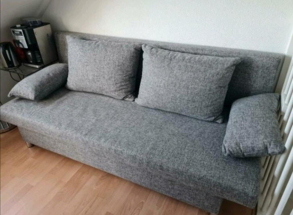 Ikea ÄLVDALEN slaapbank goede staat, Ophalen, Tweepersoons, 140 cm, Zo goed als nieuw