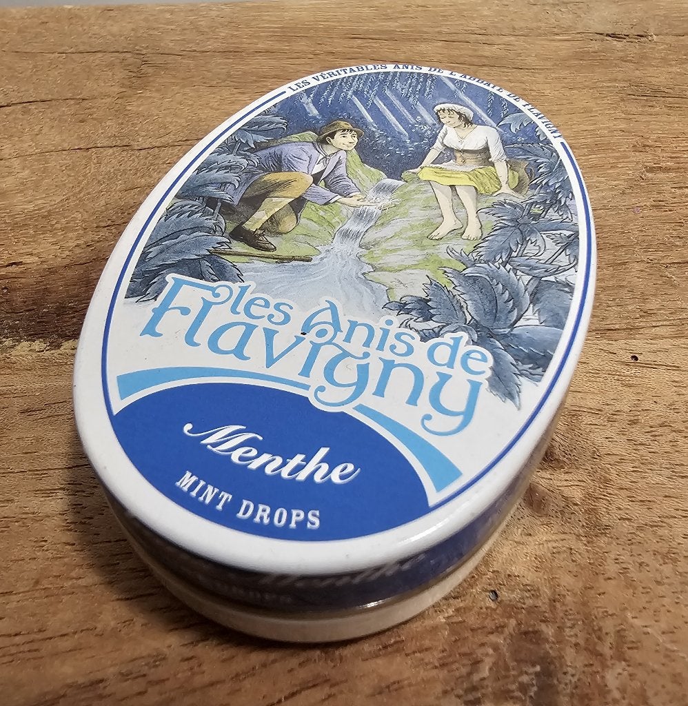 LEUK BLIKJE van "ANIS DE LABBAYE DE FLAVIGNY", Verzamelen, Blikken, Ophalen of Verzenden, Zo goed als nieuw, Overige, Overige merken
