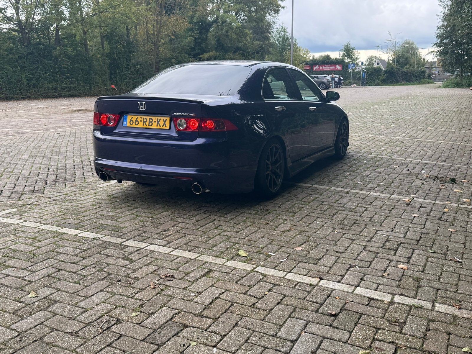 Honda Accord 2.4 I Sedan Type S 2005 Blauw, Auto's, Voorwielaandrijving, Blauw, 75 €/maand, Handgeschakeld
