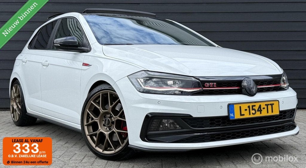Volkswagen Polo 2.0 TSI GTI DSG Pano.dak/Viritual/LE/Leder/1, Auto's, Volkswagen, Euro 6, 4 cilinders, Wit, Leder
