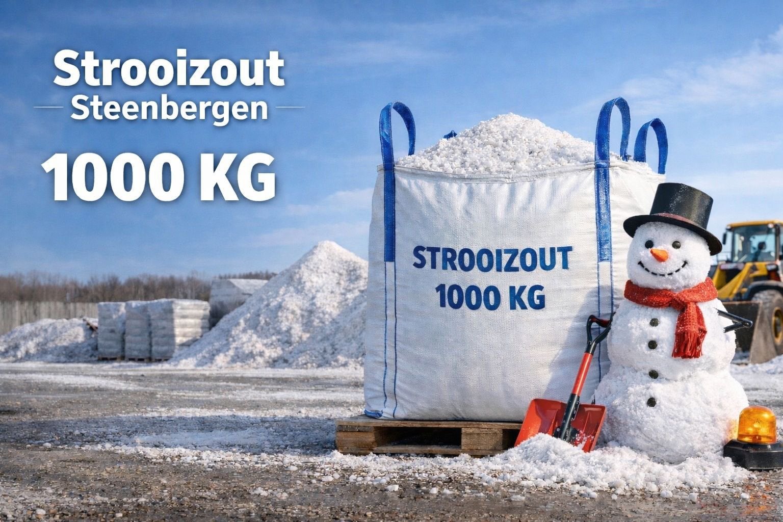 Bigbag strooizout, Ophalen, Nieuw