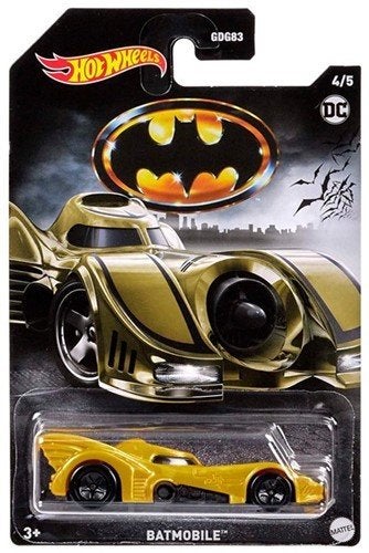 Hot Wheels Batmobiel Geel 1:64, Ophalen of Verzenden, Nieuw, Auto