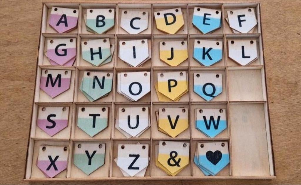 Letters om woorden te maken (niet compleet), Ophalen of Verzenden