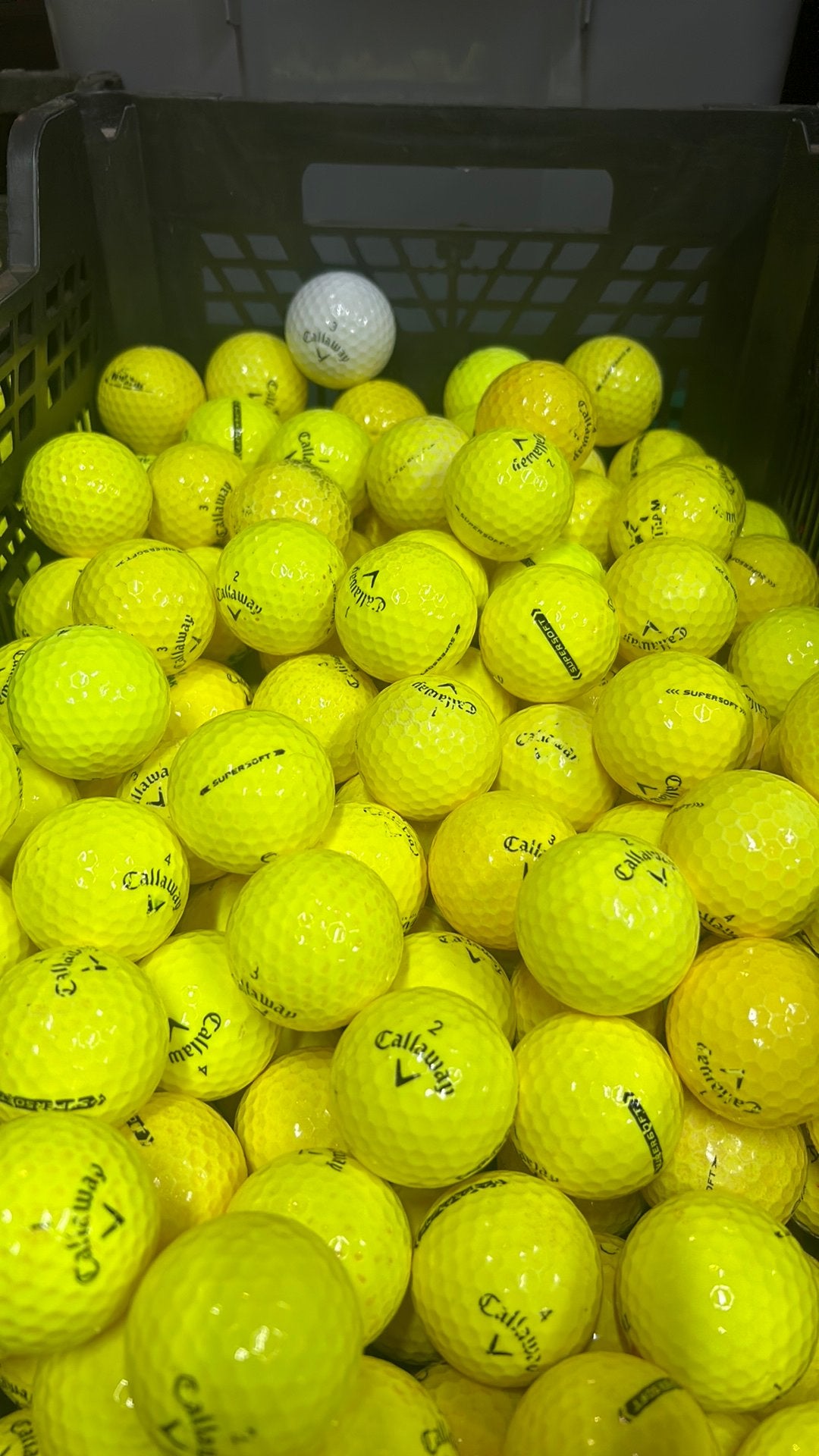 50 Stuks Gele Callaway Supersoft Golfballen, Ophalen of Verzenden, Zo goed als nieuw, Bal(len), Callaway