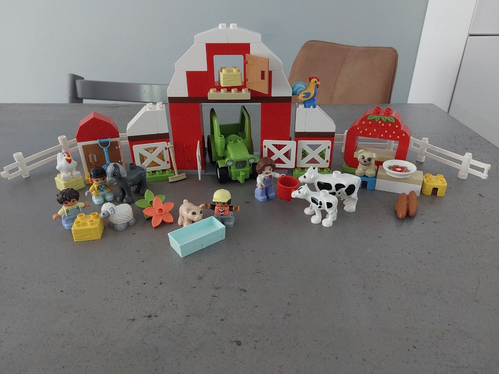 LEGO Duplo Boerderij sets 10952 en 10949 compleet, Kinderen en Baby's, Speelgoed | Bouwstenen, Ophalen, Gebruikt