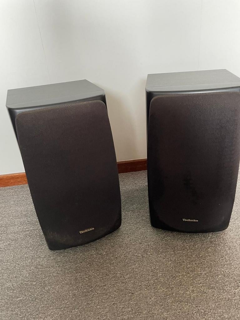 Muziek boxen Technics, Gebruikt, 60 tot 120 watt, Front, Rear of Stereo speakers, Ophalen