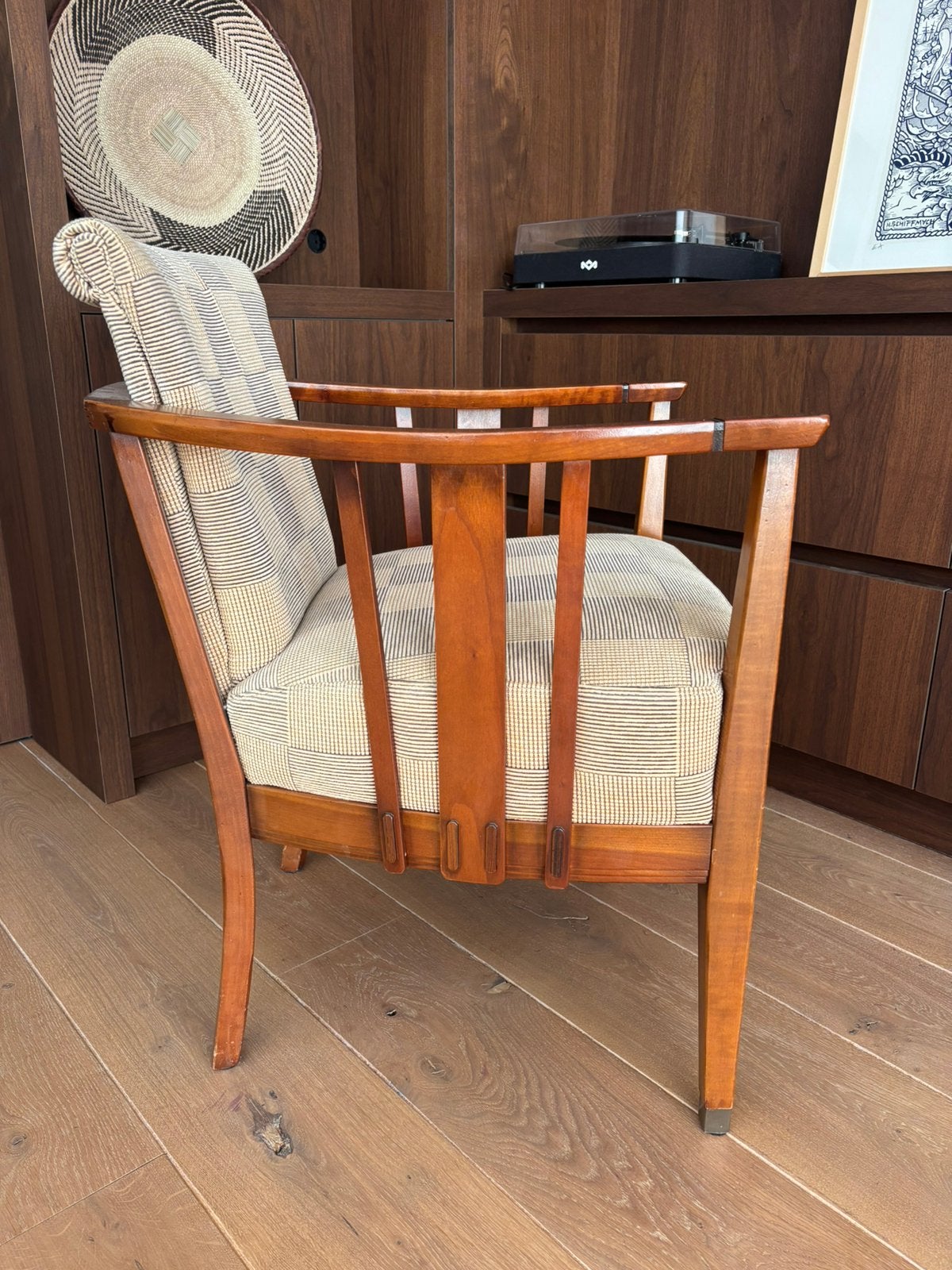 Midcentury fauteuil stoel vintage rokersstoel, Ophalen