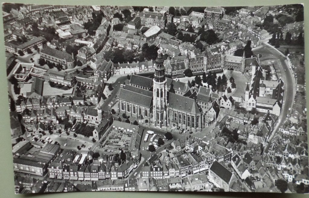 Middelburg - Lange Jan, Nieuwe Kerk - jaren 60, Verzamelen, Ophalen of Verzenden, 1960 tot 1980, Ongelopen, Zeeland