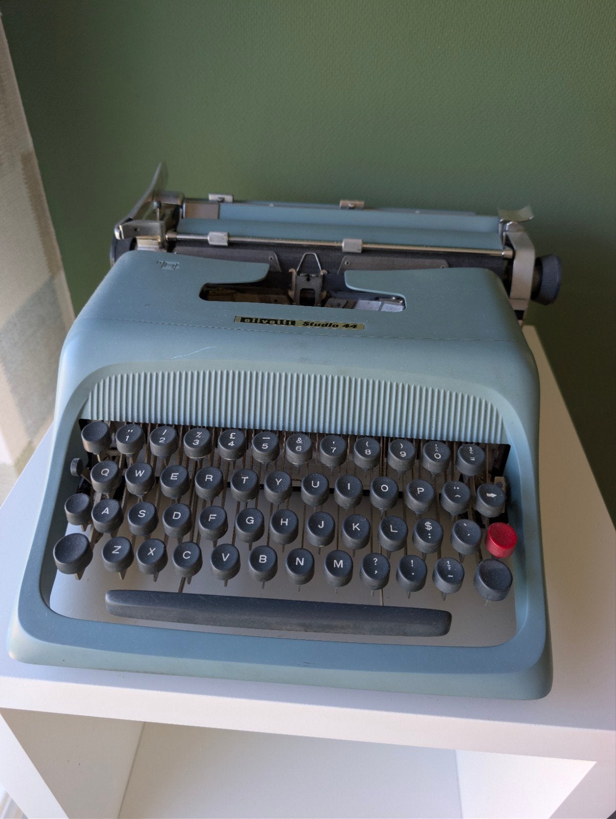 Olivetti typemachine Studio 44, Ophalen, Gebruikt