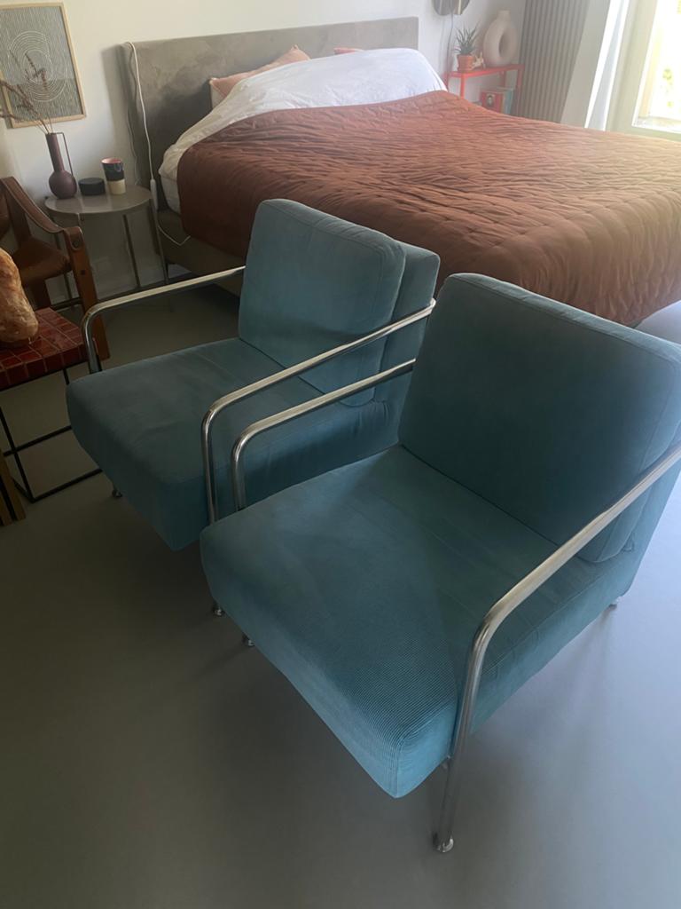 Feautuill 2 stuks van het merk  Zuiver !!, Huis en Inrichting, Stoelen, Gebruikt, Twee, Overige kleuren, Stof