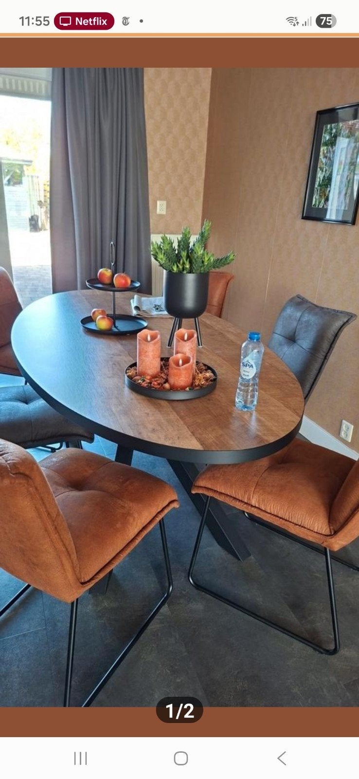 Lamulux Eettafel - Zeer Goede Kwaliteit - 201x101 cm, Overige materialen, 100 tot 150 cm, 200 cm of meer, Ophalen of Verzenden