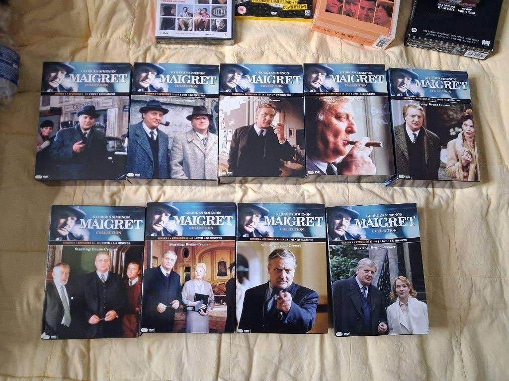 Complete Maigret Collectie DVD Boxen - Georges Simenon, Nederlands, Ophalen of Verzenden, Zo goed als nieuw, Frans
