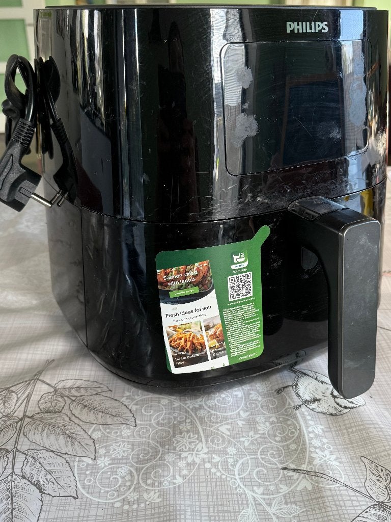 Philips Airfryer XL Connected HD9280/70, 6,2 L, zwart, Ophalen, Gebruikt, Airfryer XL, 1000 t/m 1499 gram