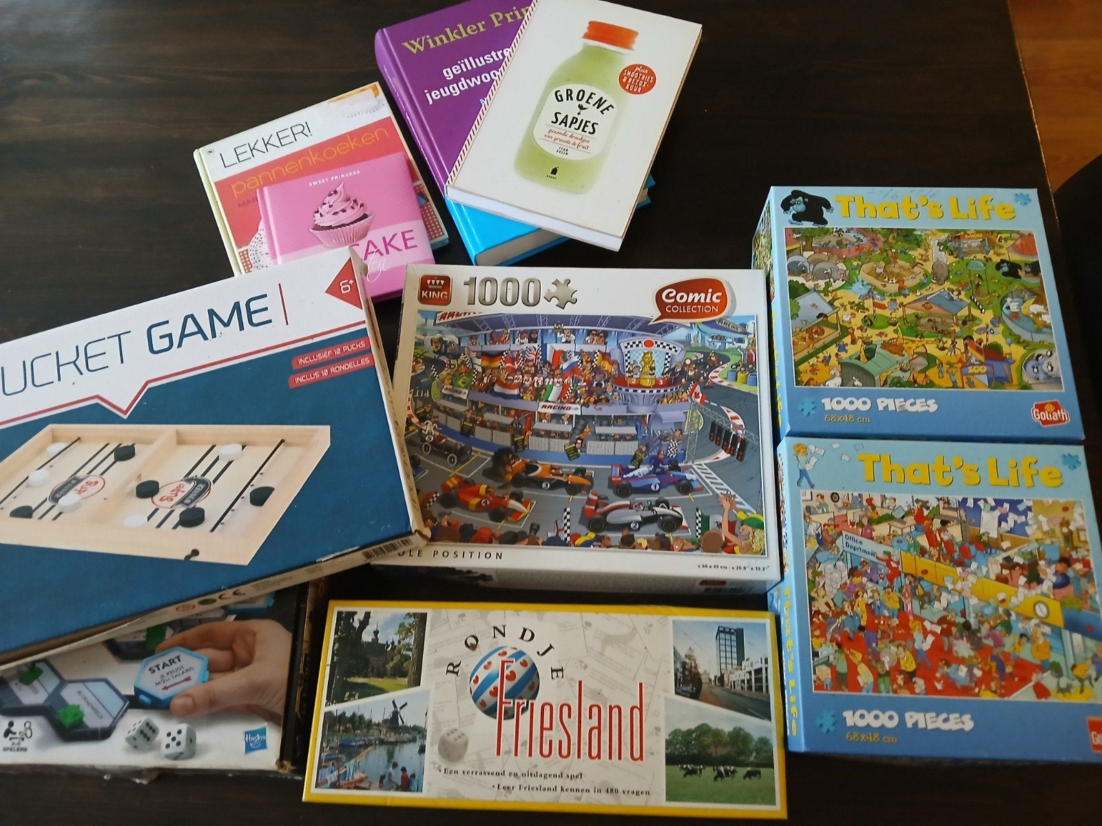 puzzels, spellen en boeken ( lees advertentie), Ophalen